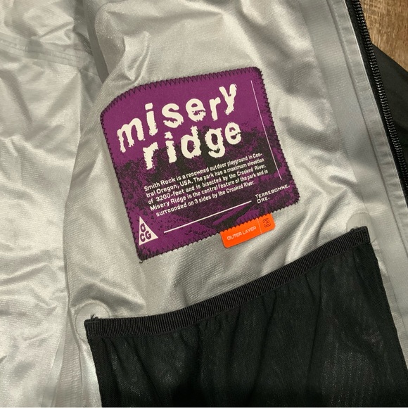 New Nike ACG "Misery Ridge" Storm-FIT ADV GORE-TEX Jacket FV8641 010 Size Large - Picture 13 of 16